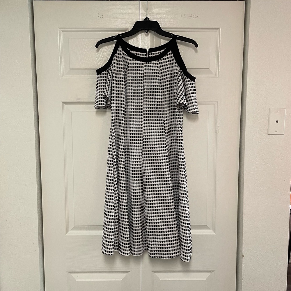 Like New Danny & Nicole Cold Shoulder Fit and Flare Dress- Size 12